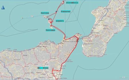 GPS Log of the tour