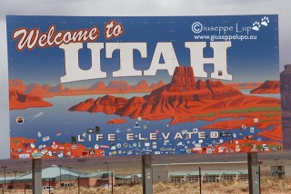 leaving arizona - entering utah