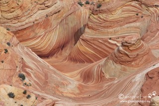 shot of the Wave from Top rock