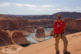 me at Reflection Canyon