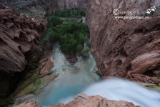 Mooney Falls seen from above