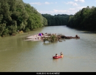 Isar Bridge near monaster of Schäftlarn