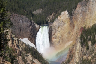 Lower falls of the YSNP from Artist point