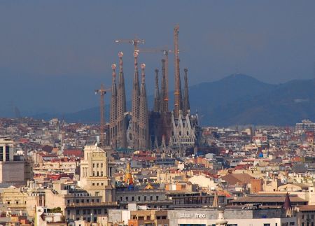 Barcelona from Montiuc Hill
