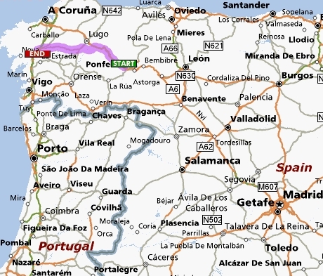 my camino to santiago de compostela